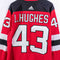 New Jersey Devils Primegreen Jersey Adidas NHL Luke Hughes #41 Hockey Season Ticket Holder