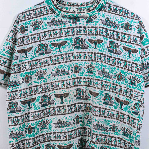 Egyptian Hieroglyphics AOP T-Shirt Surf Skate