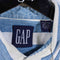 GAP Striped Denim Button Down Shirt