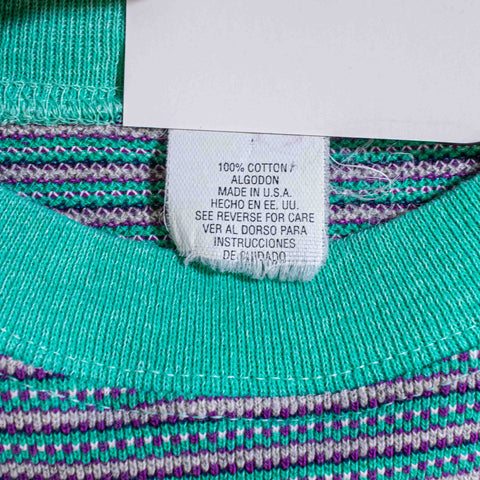 Surf Skate Striped T-Shirt Grunge Dual Image