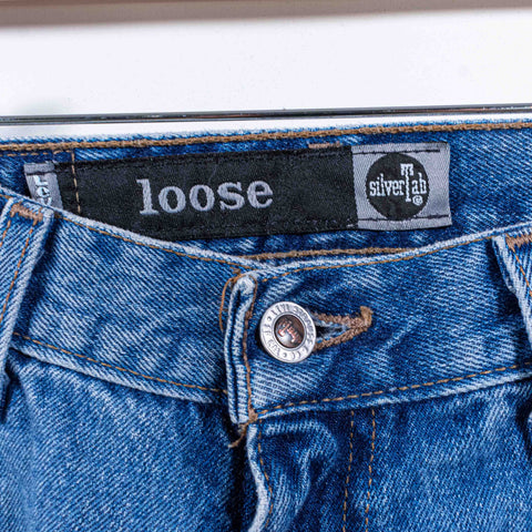 Levis SilverTab Loose Jeans Raw Hem Baggy Skater