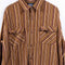 SouthPole Corduroy Striped Button Up Shirt