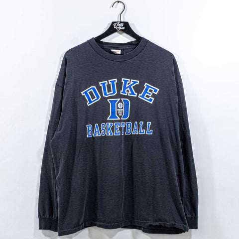 DUKE University Basketball Sun Faded T-Shirt Long Sleeve