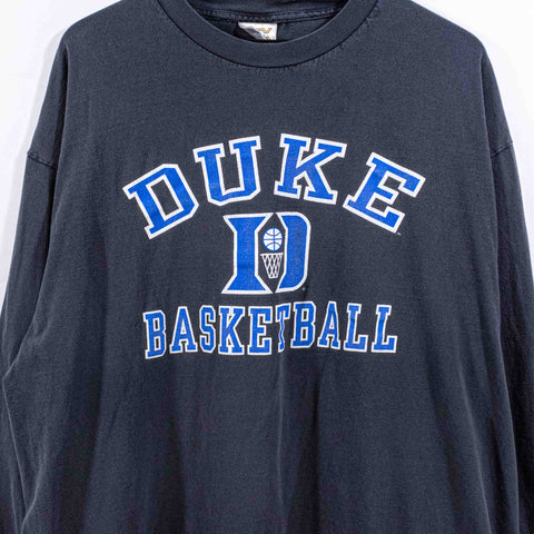 DUKE University Basketball Sun Faded T-Shirt Long Sleeve
