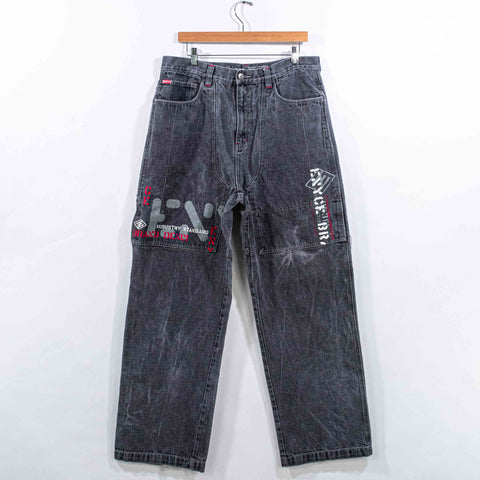 ENYCE NYC Carpenter Baggy Jeans Printed Hip Hop