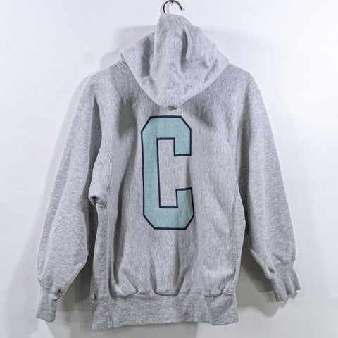 Columbia University Champion Reverse Weave Warm Up Hoodie Sweatshirt