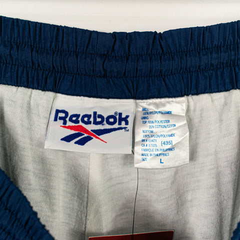 Reebok Embroidered Spell Out Windbreaker Joggers