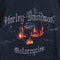 Harley Davidson Motorcycle Flame T-Shirt Bahamas