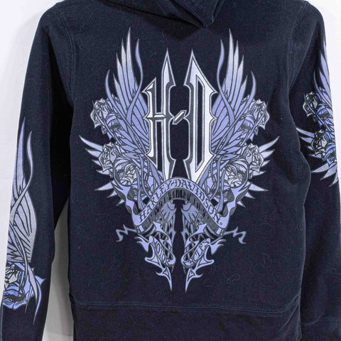 Harley Davison Motorcycles Flame Tattoo Style Hoodie Sweatshirt