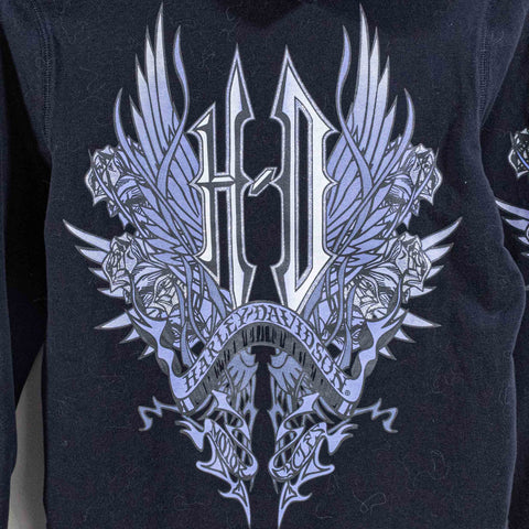 Harley Davison Motorcycles Flame Tattoo Style Hoodie Sweatshirt