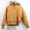 Rocawear Monogram Leather Bomber Jacket Faux Fur Trim