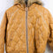 Rocawear Monogram Leather Bomber Jacket Faux Fur Trim