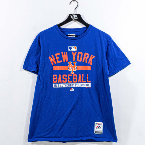New York Mets Baseball MLB T-Shirt Majestic