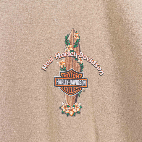 Harley Davidson Motorcycles Maui Hawaii T-Shirt Surfboard