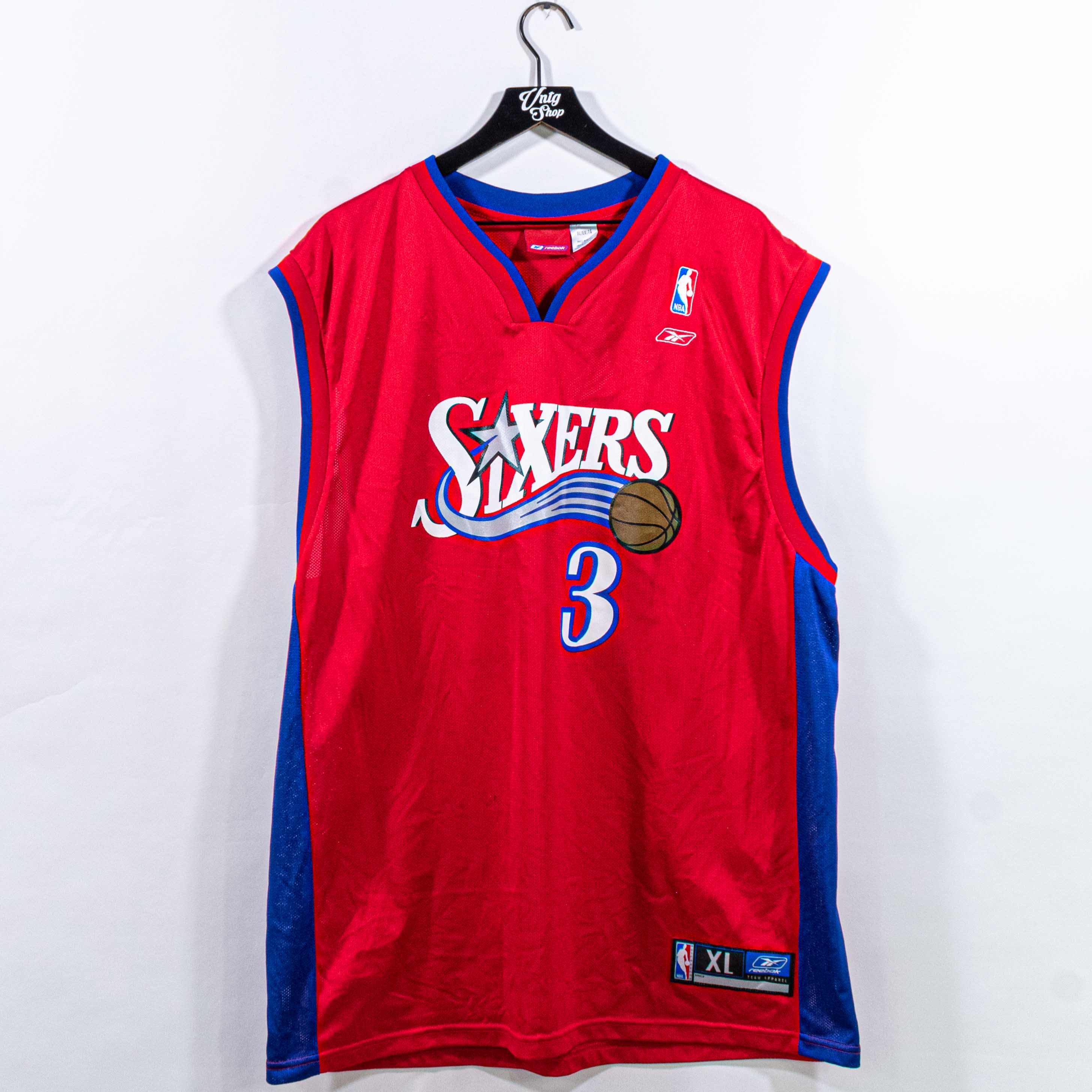 Reebok シクサーズ ユニホーム XL Reebok NBA Sixers IVERSON 3