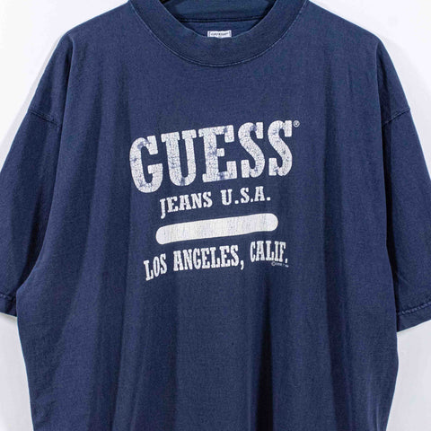 Guess Jeans USA Georges Marciano Oversized T-Shirt Spell Out