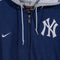 NIKE New York Yankees Zip Hoodie Sweatshirt Swoosh MLB Baseball Distressed