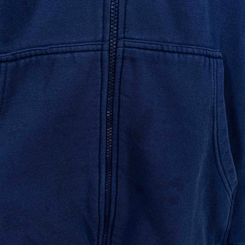 NIKE New York Yankees Zip Hoodie Sweatshirt Swoosh MLB Baseball Distressed