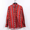 Wrangler Pearl Snap Shirt Southwestern Aztec Cowboy