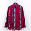 Wrangler Pearl Snap Shirt Southwestern Aztec Made in USA