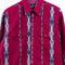 Wrangler Pearl Snap Shirt Southwestern Aztec Made in USA