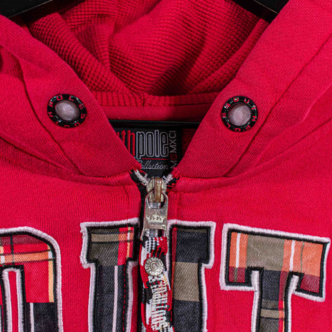 SouthPole Spell Out Zip Hoodie Sweatshirt Hip Hop