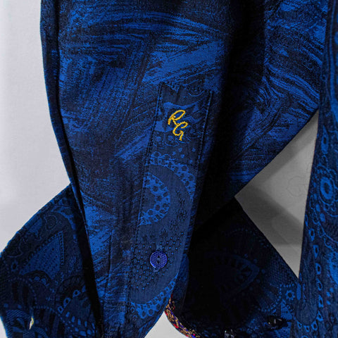 Robert Graham Limited Edition Shirt Embroidered Flip Cuff