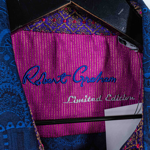 Robert Graham Limited Edition Shirt Embroidered Flip Cuff