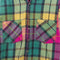 Plaid Colorblock Flannel Button Down Shirt Double Impact