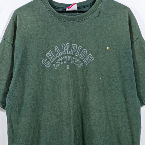 Champion Authentic Sun Faded T-Shirt Spell Out