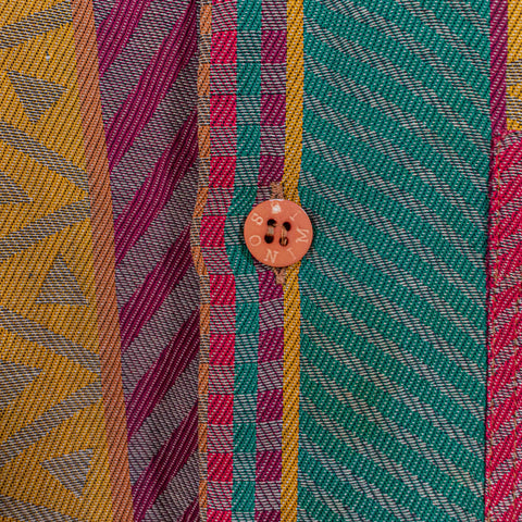 Missoni Button Up Shirt All Over Print Striped Made In Italy