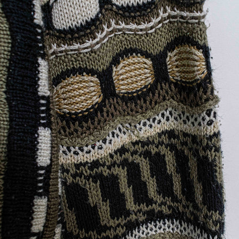 Textured Hip Hop Biggie Style Knit Sweater