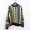 Walker Wear Textured Hip Hop Biggie Style Knit Sweater