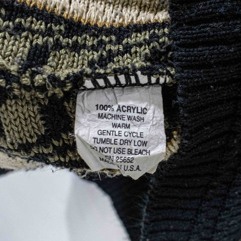 Textured Hip Hop Biggie Style Knit Sweater