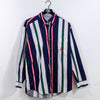 Paco Striped Multicolor Button Down Shirt Crest