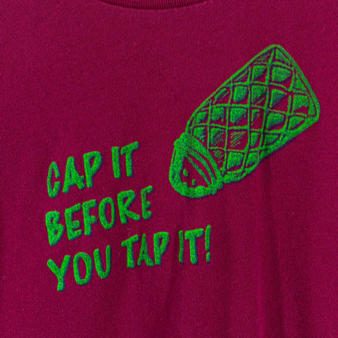 Cap It Before You Tap It Abercrombie & Fitch T-Shirt Sex Joke