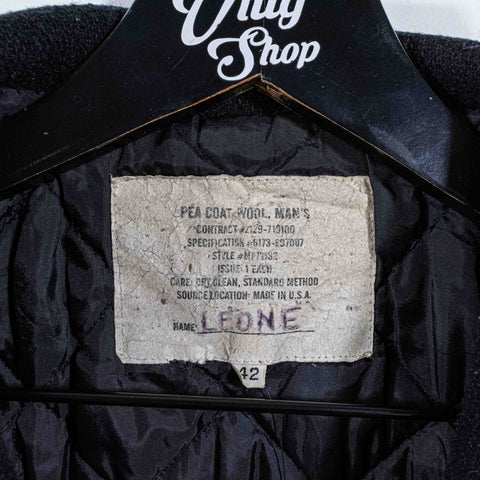 US Navy Wool Pea Coat MP72132 Made in USA