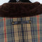 Tommy Hilfiger Plaid Waxed Chore Jacket Corduroy Collar Made in England