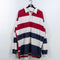 LL Bean Striped Rugby Longsleeve Polo Shirt Oar Rowing