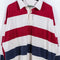 LL Bean Striped Rugby Longsleeve Polo Shirt Oar Rowing