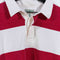 LL Bean Striped Rugby Longsleeve Polo Shirt Oar Rowing