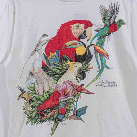Parrot Bird T-Shirt San Diego Zoo Wild Animals Park Harlequin