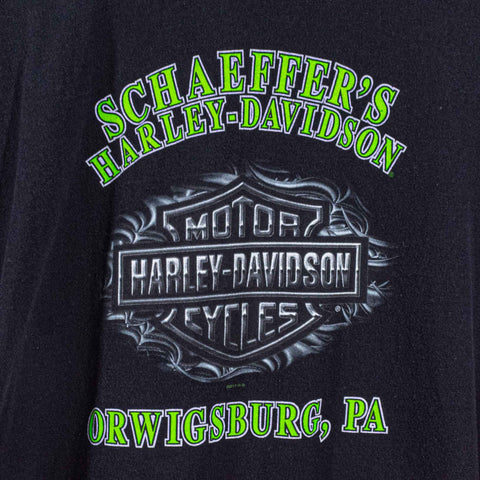 Harley Davidson Motorcycles T-Shirt Long Sleeve Celtic Flame