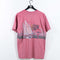 Bar Harbor Maine Sailing Boat T-Shirt Single Stitch Sun Faded