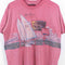 Bar Harbor Maine Sailing Boat T-Shirt Single Stitch Sun Faded