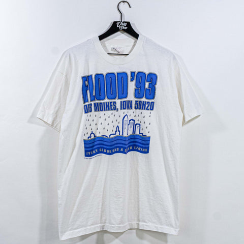 Flood 1993 Des Moine Iowa T-Shirt Every Cloud Has A Silver Lining