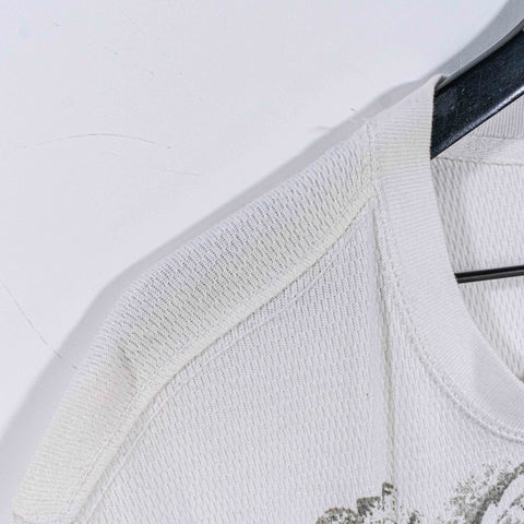 Cross Wings AOP Cyber Goth Thermal Waffle T-Shirt Long Sleeve Route 66