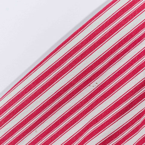 Armani Jeans Striped Button Denim Work Shirt Distressed