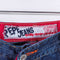 Pepe Jeans Patchwork Printed Jeans Hip Hop Baggy