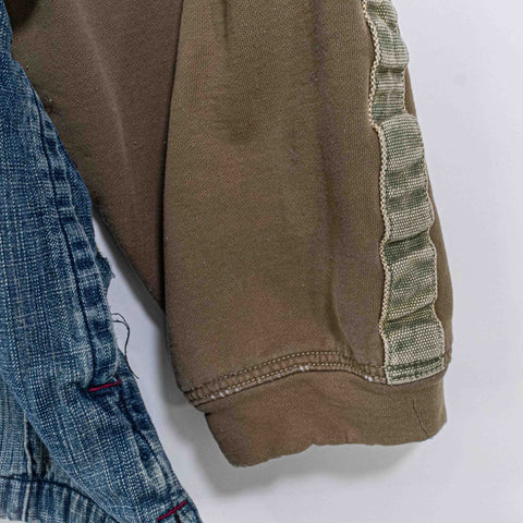 Phat Farm Military Denim Patch Jacket